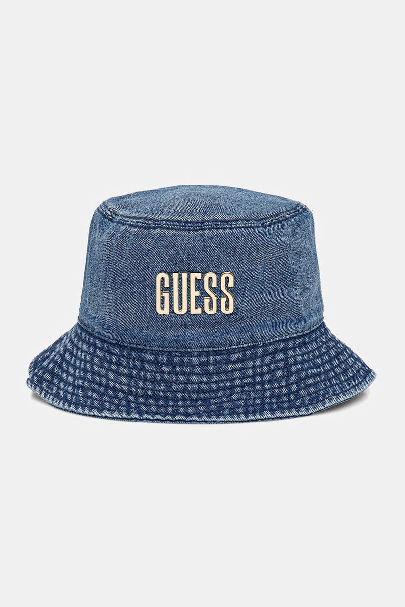 Guess bucket hat pentru femei, din bumbac