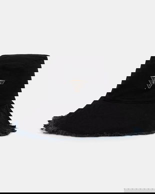 Guess pălărie bucket pentru femei, din bumbac SALLY