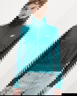 Adidas Originals hanorac cu fermoar pentru femei