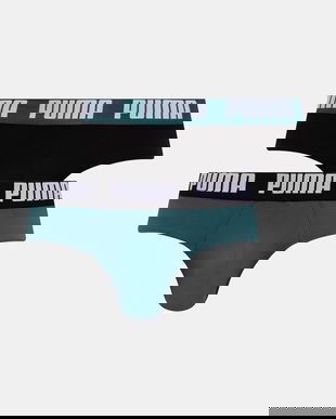 Puma slip bărbați bumbac cu elastan Everyday Brief pachet de 2