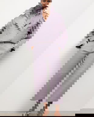 Answear.LAB pantaloni pentru femei, din piele MADELINE Unscripted Collection