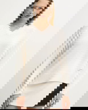 Armani Exchange pulover din amestec de lână