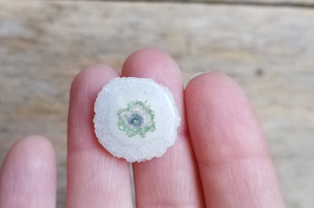 Cabochon cuart solar, 23 mm