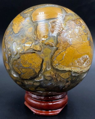 Agat Indonezia - Sfera piatra semipretioasa