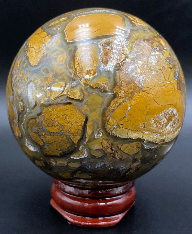Agat Indonezia - Sfera piatra semipretioasa