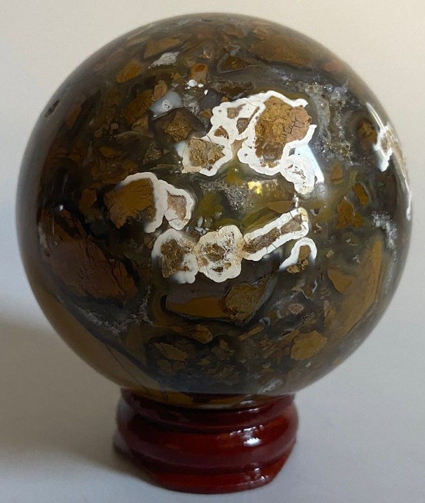 Agat Indonezia - Sfera piatra semipretioasa