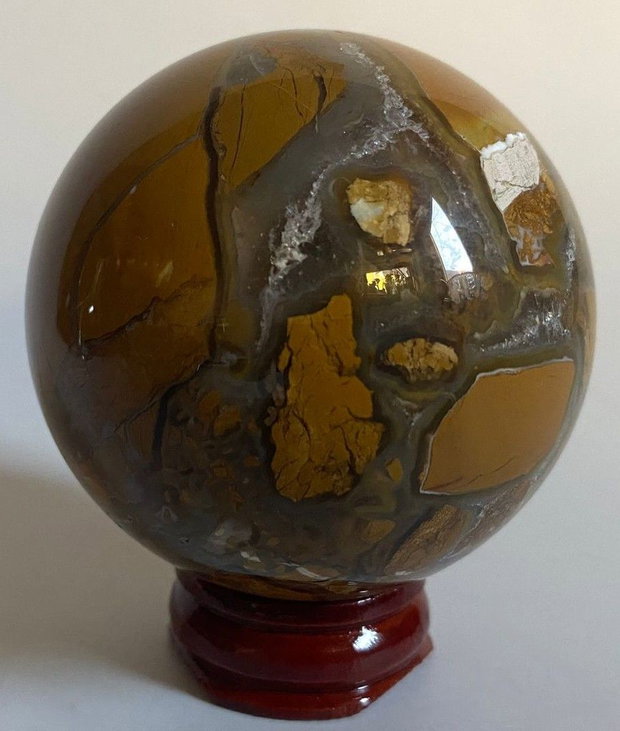 Agat Indonezia - Sfera piatra semipretioasa