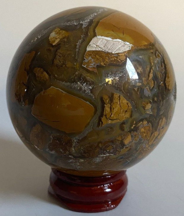 Agat Indonezia - Sfera piatra semipretioasa