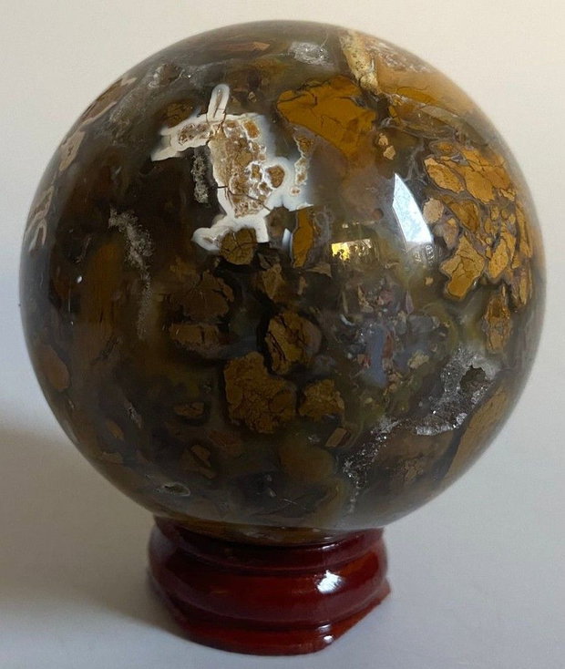 Agat Indonezia - Sfera piatra semipretioasa