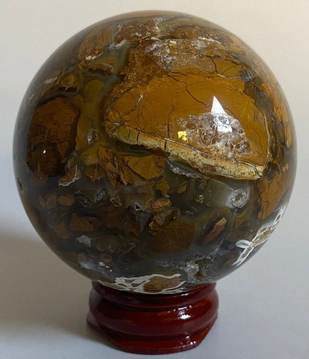 Agat Indonezia - Sfera piatra semipretioasa