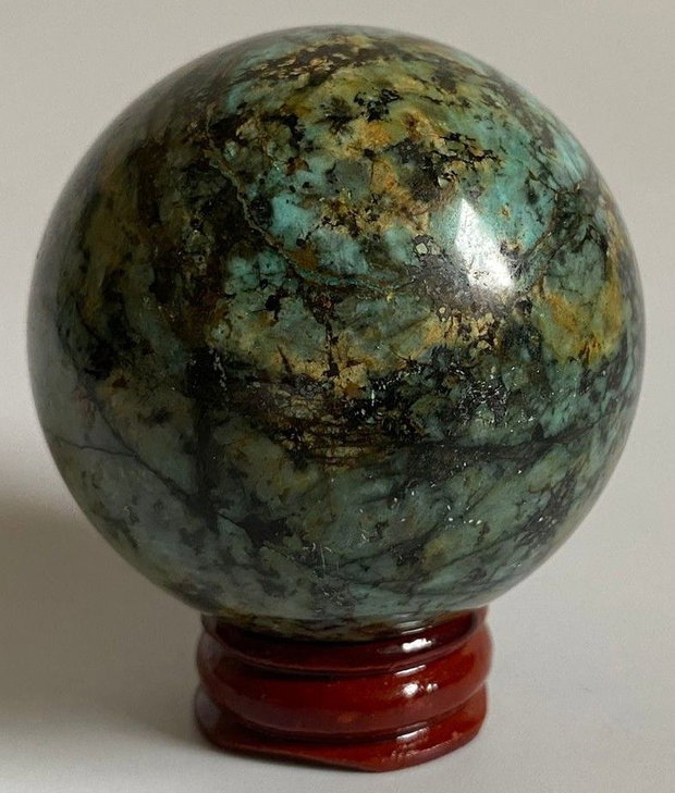 Turcoaz Verde - Sfera din piatra semipretioasa