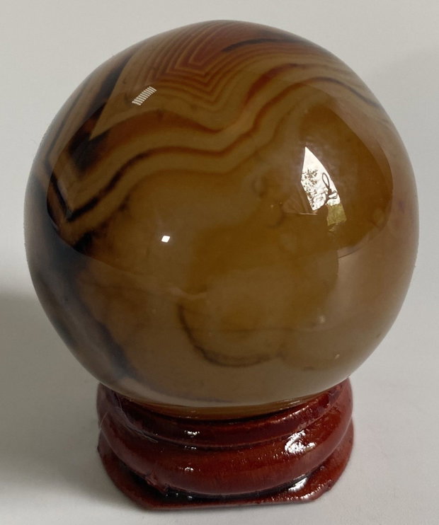 Agat Sardonyx - Sfera piatra semipretioasa