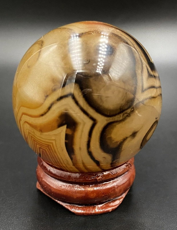 Agat Sardonyx - Sfera piatra semipretioasa