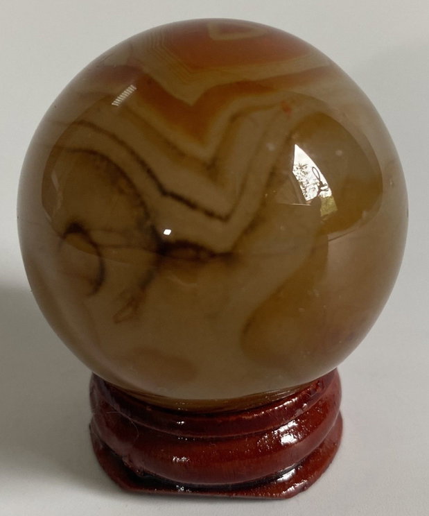 Agat Sardonyx - Sfera piatra semipretioasa