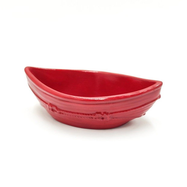 Recipient ceramic tip barcuta rosu inchis 45815