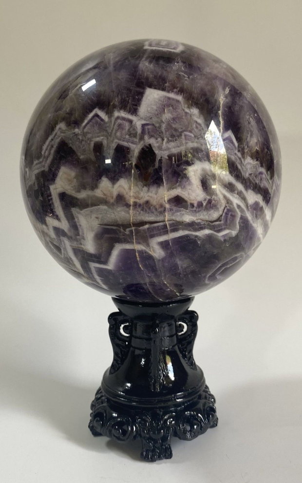 Ametist Dream (Chevron) - Sfera piatra semipretioasa