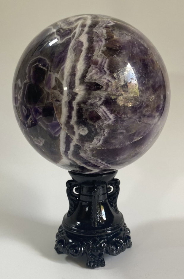 Ametist Dream (Chevron) - Sfera piatra semipretioasa