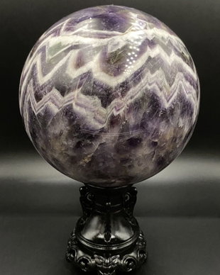Ametist Dream (Chevron) - Sfera piatra semipretioasa