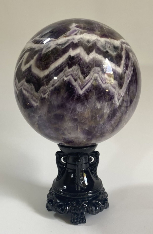 Ametist Dream (Chevron) - Sfera piatra semipretioasa