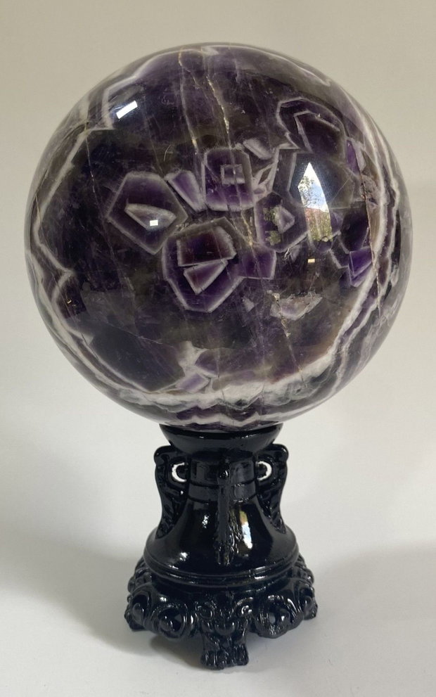 Ametist Dream (Chevron) - Sfera piatra semipretioasa