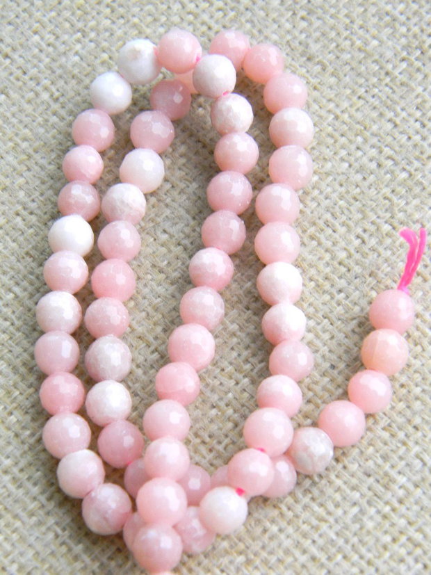Opal roz fatetat 6 mm (F8)