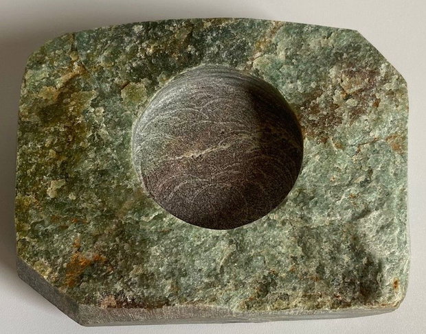 Aventurin Verde - Suport lumanare piatra semipretioasa