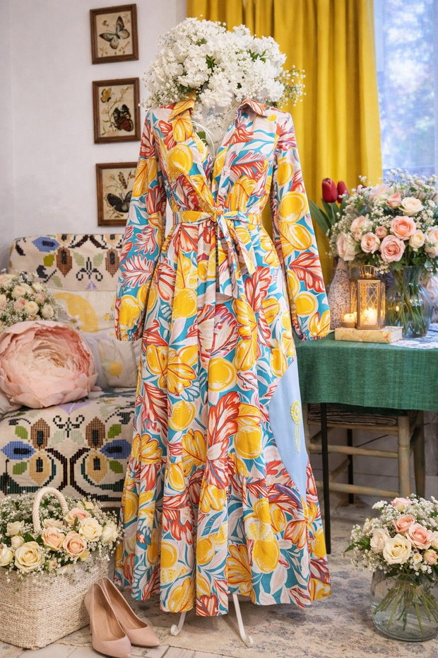 Rochie lejeră, feminină și plină de culoare