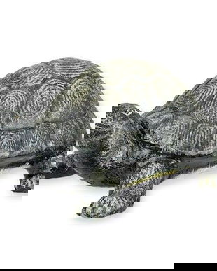 Broasca testoasa-figurina decorativa din fonta