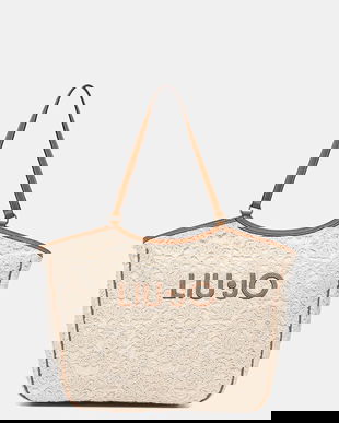 Liu Jo tote bag pentru femei, din bumbac