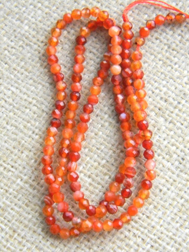 Carneol fatetat 3 mm (F7)