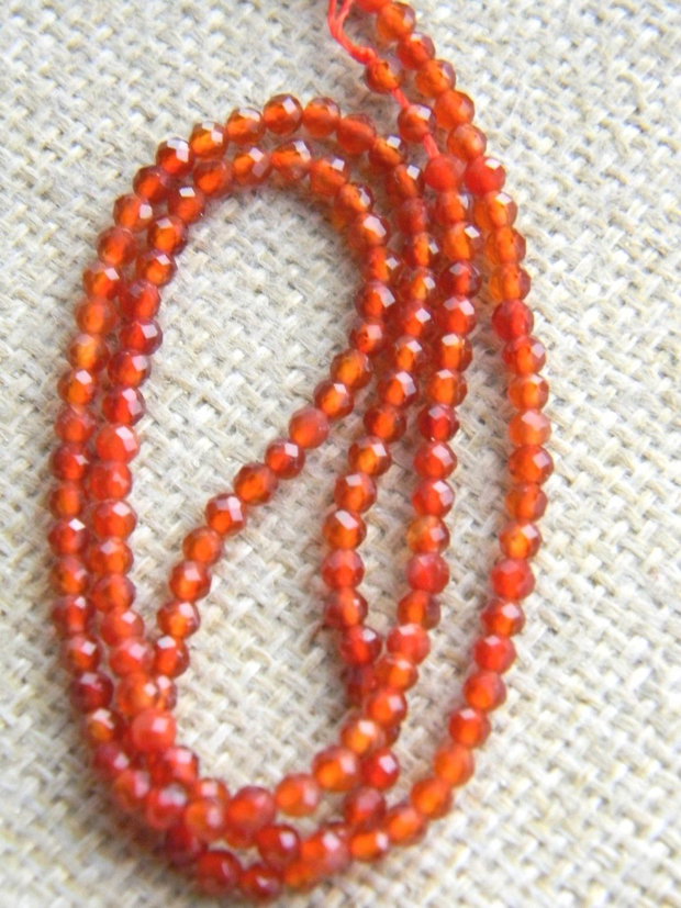 Carneol fatetat 3 mm (M2)