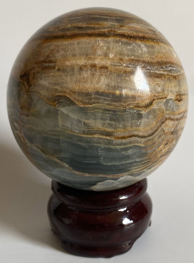 Onix Albastru - Sfera piatra semipretioasa
