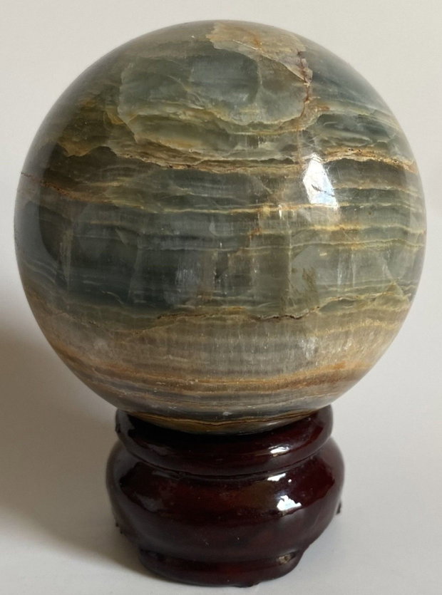 Onix Albastru - Sfera piatra semipretioasa