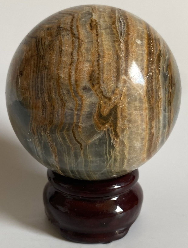 Onix Albastru - Sfera piatra semipretioasa