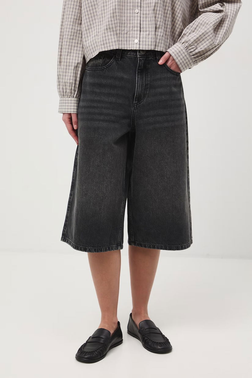 Medicine pantaloni scurți pentru femei, din denim