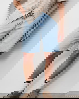 Medicine pantaloni scurți pentru bărbați, din denim