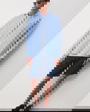 Medicine pantaloni scurți pentru bărbați, din denim