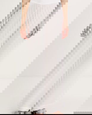 DKNY Pantaloni wide leg de femei