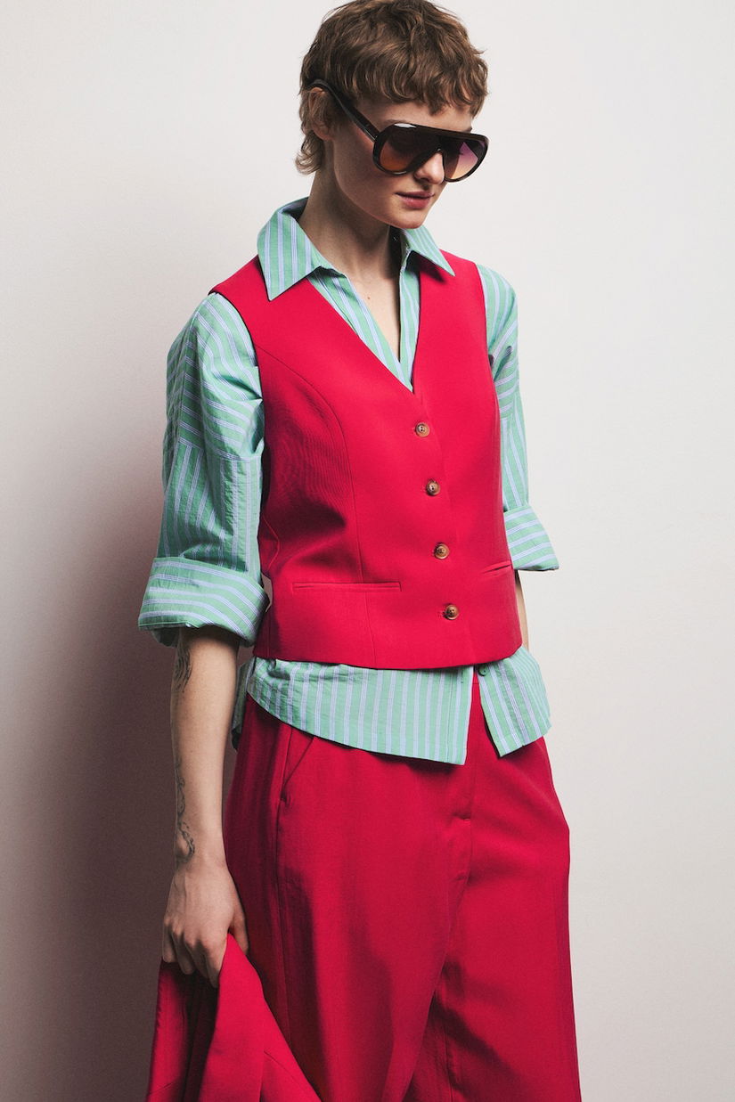 Medicine vestă din vâscoză de damă