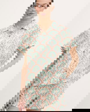 Hurley cămașă de femei de bumbac BEACH