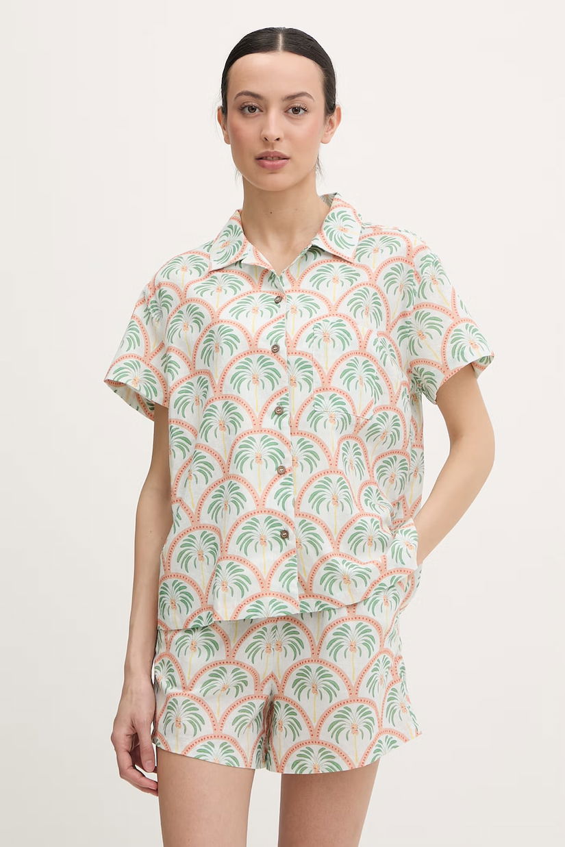 Hurley cămașă de femei de bumbac BEACH