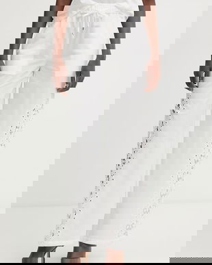 Patrizia Pepe pantaloni de damă din bumbac