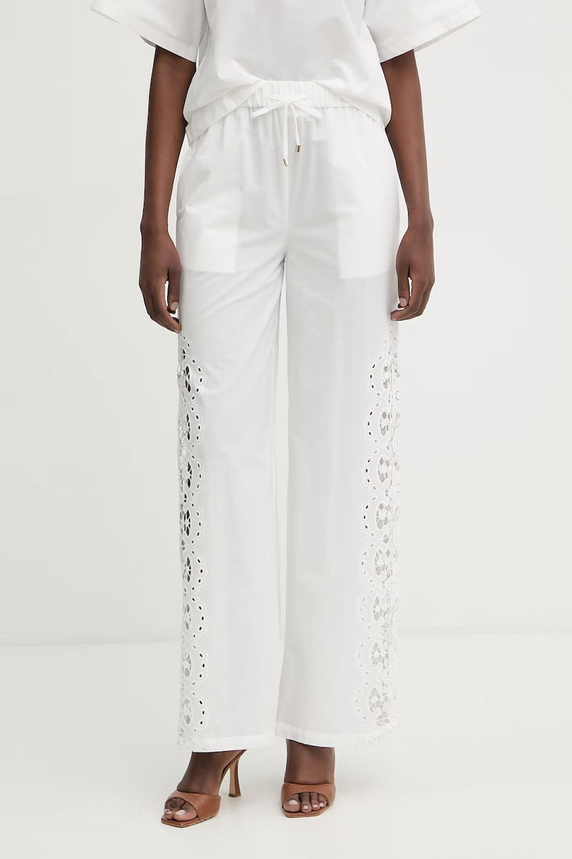 Patrizia Pepe pantaloni de damă din bumbac