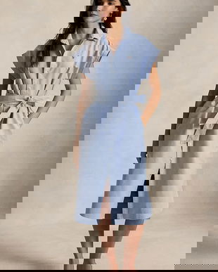 Polo Ralph Lauren Rochie tip cămașă din bumbac