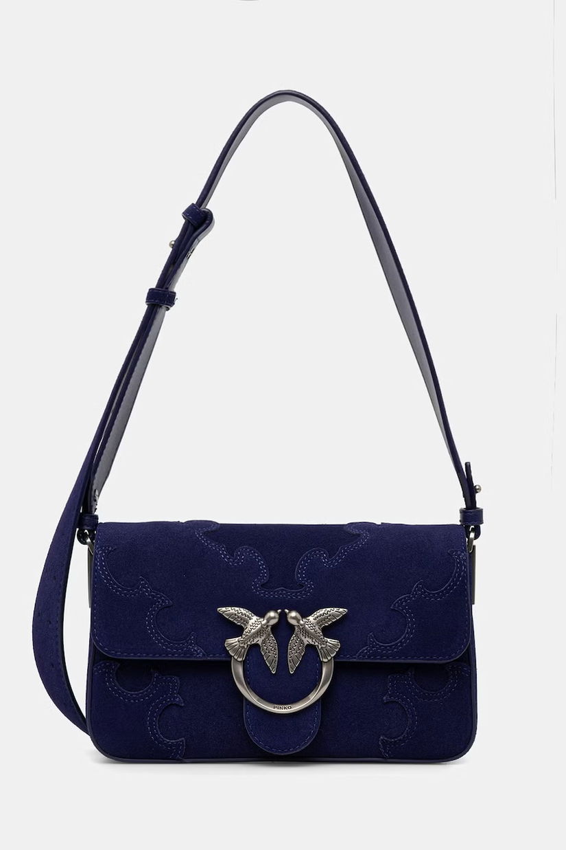 Pinko Geantă crossbody femei piele întoarsă