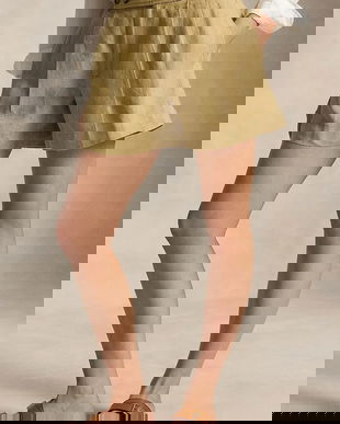 Polo Ralph Lauren Pantaloni scurți femei din in DELAVE LINEN-WVN-SHORTS