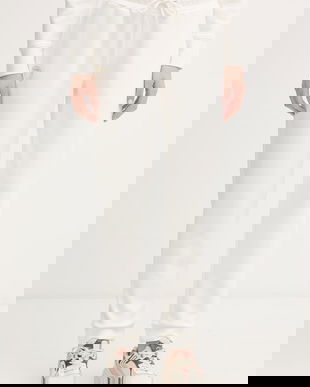 Blauer pantaloni de trening femei din bumbac MADISON