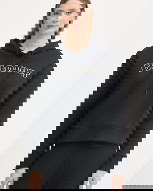 Blauer hanorac cu glugă de damă din bumbac FAYETTE