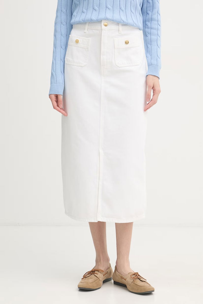 Tommy Hilfiger Fustă cu crăpătură din denim