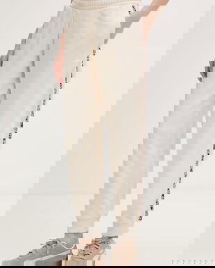 Puma pantaloni de trening feminini cu bumbac Essential graphic animal